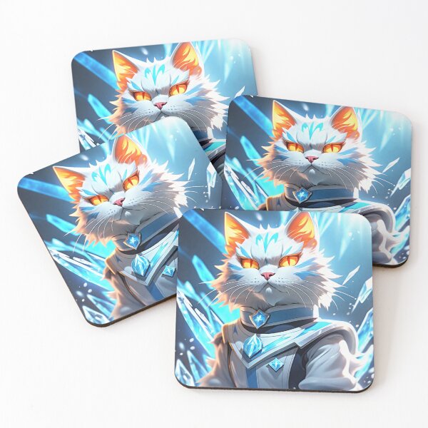 Item preview, gato de hielo designed and sold by TheJuicyShop.