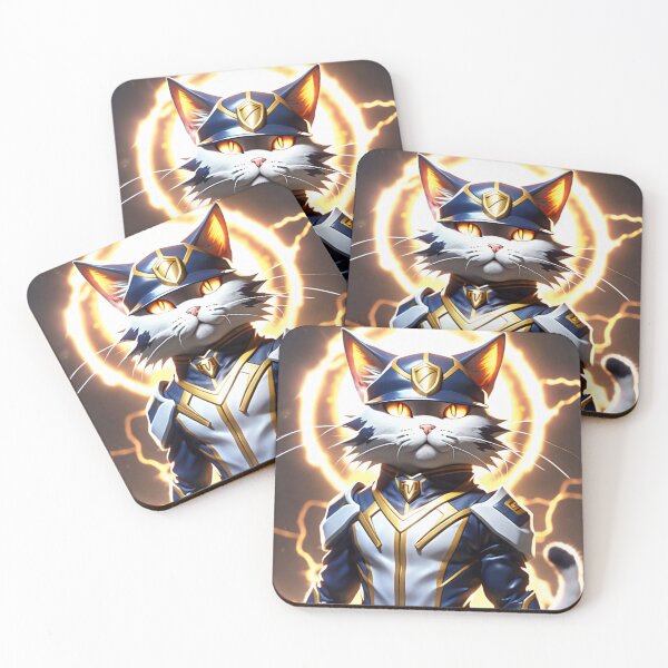 Item preview, Thunder and Lightning Cat designed and sold by TheJuicyShop.