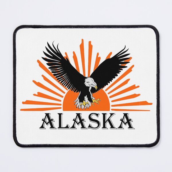 Item preview, Stunning Illustrated Alaska Eagle Retro Design designed and sold by jglawson676.