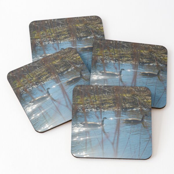 Item preview, Geese In The River Photography designed and sold by ThePhotograph03.
