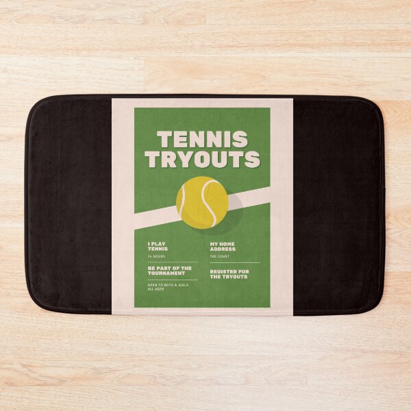 Item preview, tennis tryouts designed and sold by GROUNDSHAKER.
