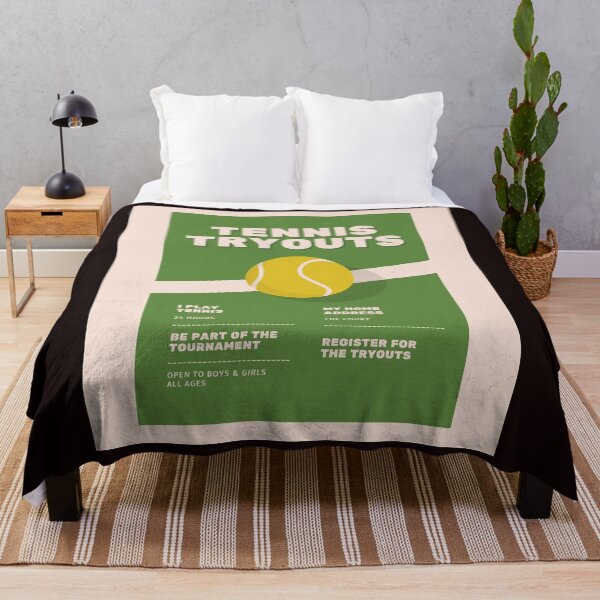 Item preview, tennis tryouts  designed and sold by GROUNDSHAKER.