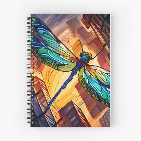 Item preview, Dragonfly Stained Glass Cartoon designed and sold by druidwolfart.