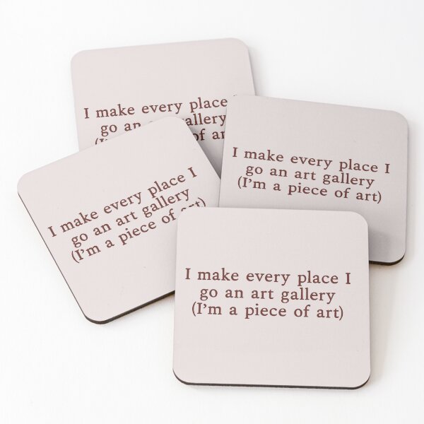 Item preview, I'm a piece of art cool quote designed and sold by Agapeart111.