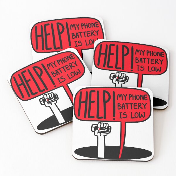 Item preview, HELP! My battery is low designed and sold by bubboboon.