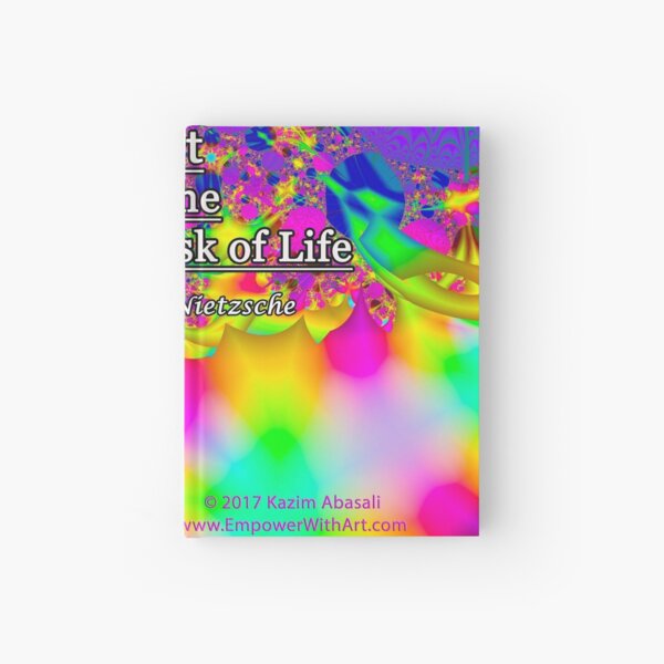 Art is the Proper Task of Life Hardcover Journal