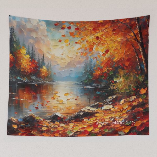 Item preview, Autumn Lakeside designed and sold by roxanegabriel.