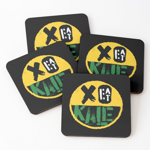 Item preview, EAT KALE Happy Face Urban art style designed and sold by pelagio.