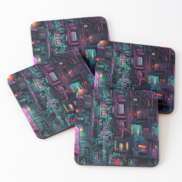 Item preview, Cyberpunk Townscape designed and sold by natthaaekf.
