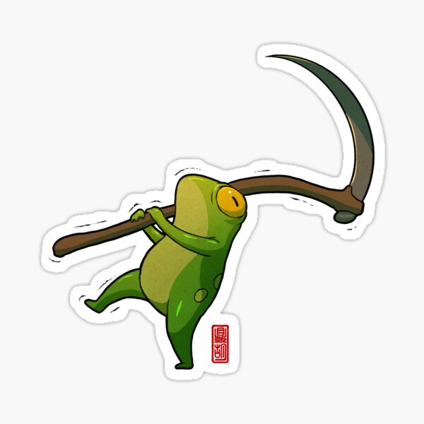Aperçu de l'œuvre art de la grenouille faucheuse créée et vendue par DingHuArt.