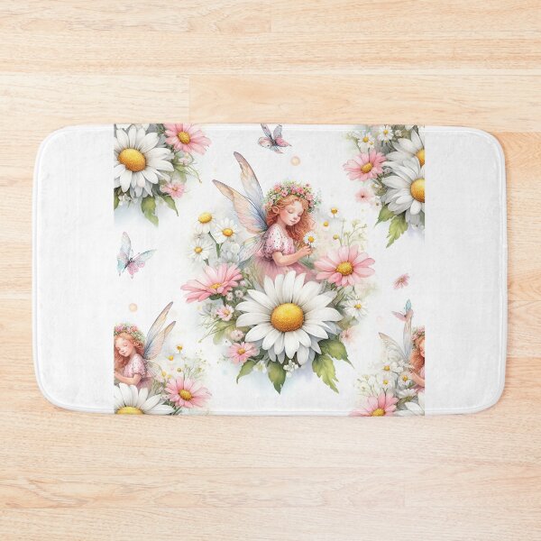 Item preview, Watercolor Design Daisy With Fairy  designed and sold by Nicesiri.