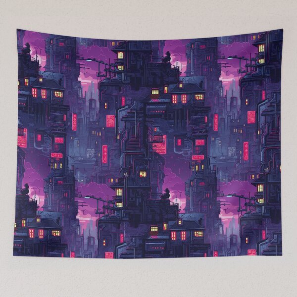 Item preview, Cyber Cityscape designed and sold by natthaaekf.