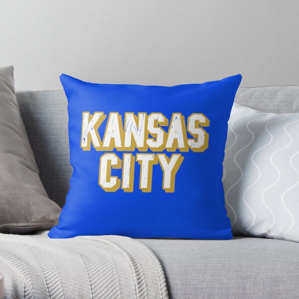 Kansas City Baseball, Kansas City Sports Letters Throw Pillow
