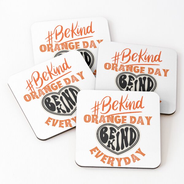 Item preview, Be kind heart orange day. Be kind everyday. designed and sold by VieBelieve.