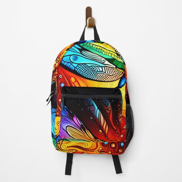 Item preview, Dragonfly Stained Glass Cartoon designed and sold by druidwolfart.