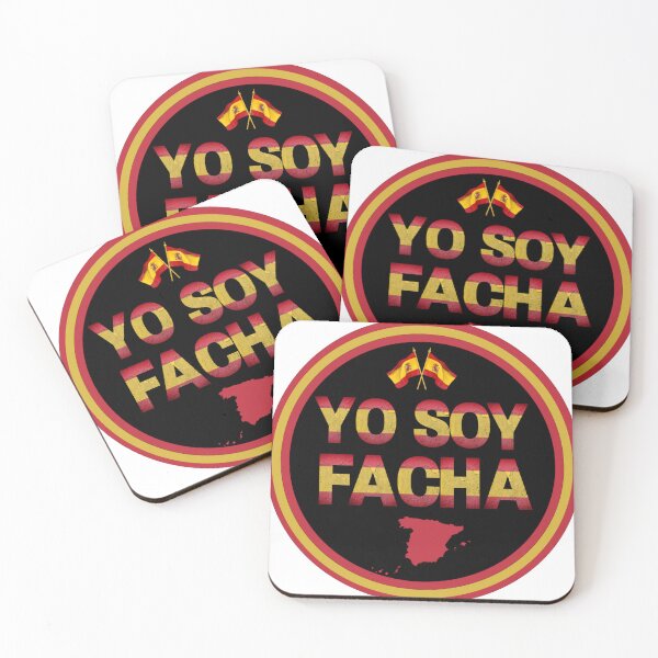 Item preview, I am Facha. Spanish Flag letters with dark background designed and sold by altohero.