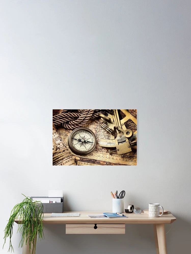 Thumbnail 2 of 3, Poster, Compass designed and sold by Isch.