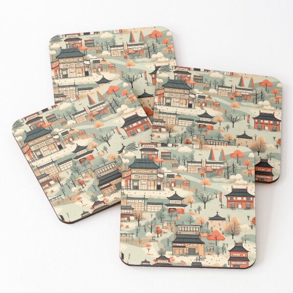 Item preview, Retro Japan Townscape designed and sold by natthaaekf.