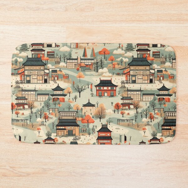 Item preview, Retro Japan Townscape designed and sold by natthaaekf.