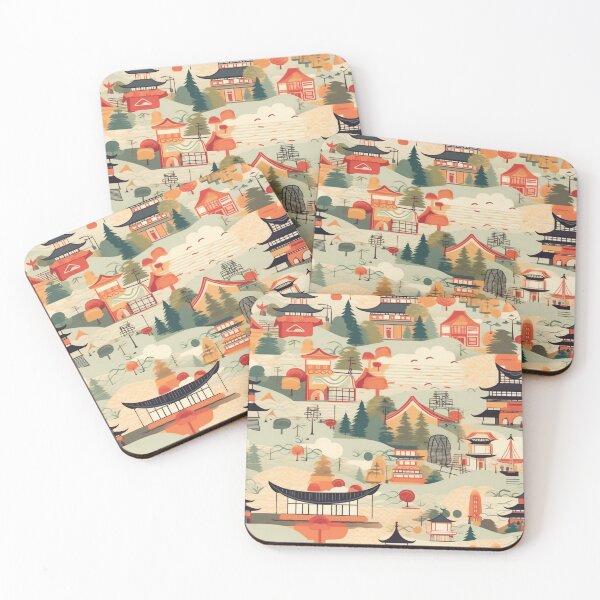 Item preview, Vintage Japanese Town Art designed and sold by natthaaekf.