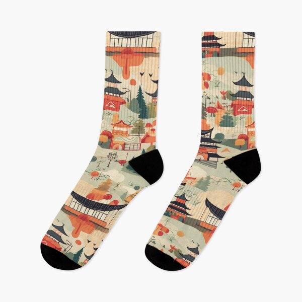 Item preview, Vintage Japanese Town Art designed and sold by natthaaekf.