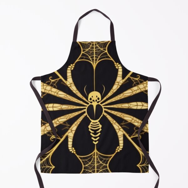 Aperçu de l'œuvre Araignée et toile métalliques dorées créée et vendue par Roxburylane.