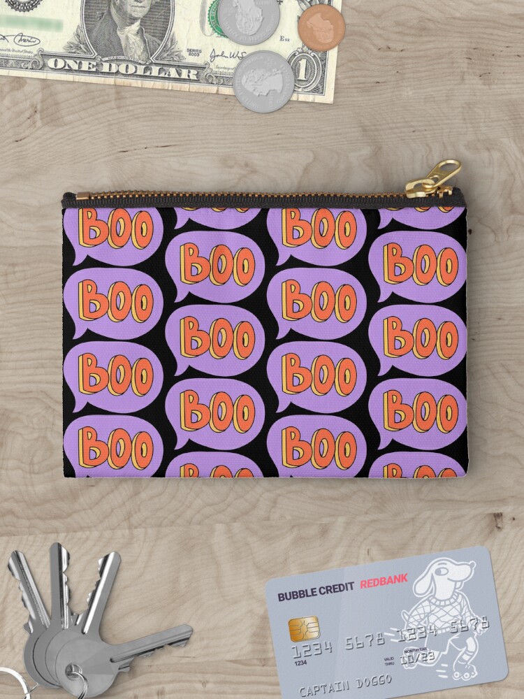 Discover Boo! Happy Halloween Zipper Pouch
