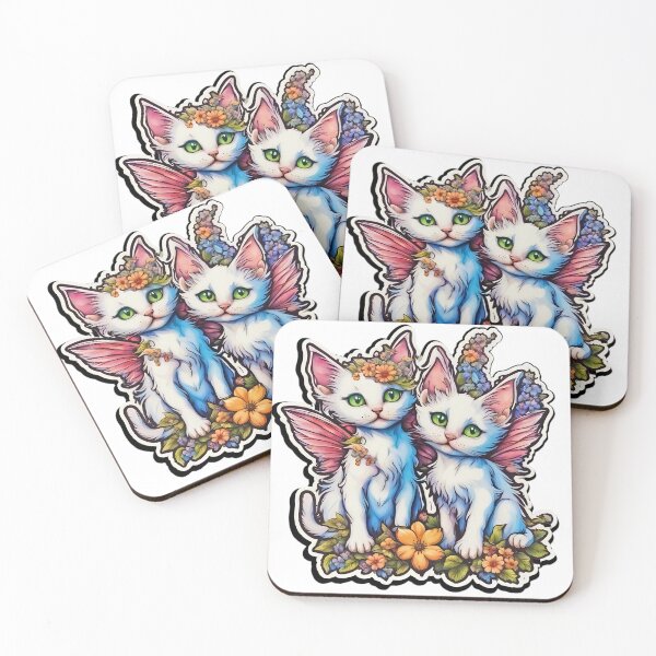 Item preview,  Fall Fairy Cats No. 006 designed and sold by FaerieFusion.
