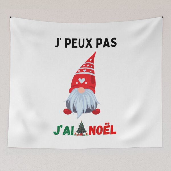 Aperçu de l'œuvre J Peux Pas J'ai Noël créée et vendue par Grafixfun.