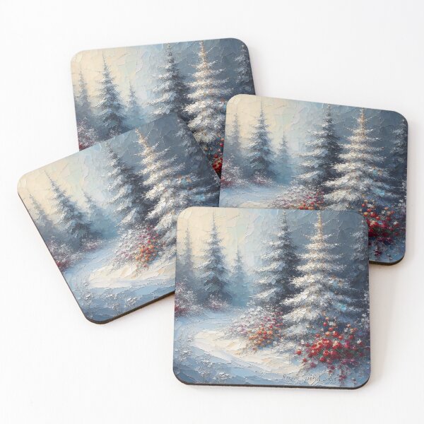 Item preview, Winter Trees and Flowers designed and sold by roxanegabriel.