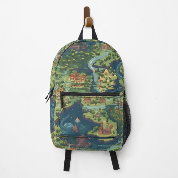 Item preview, Retro JRPG Map Art designed and sold by natthaaekf.