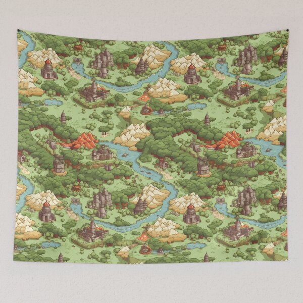 Item preview, Nostalgic JRPG World designed and sold by natthaaekf.
