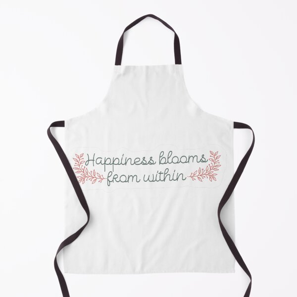 Artikelvorschau, Happiness Blooms From Within Sticker entworfen und verkauft von Redbubblesassy.