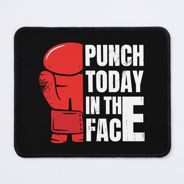 Item preview, Punch Today In The Face Funny Inspirational Unisex T-Shirt - Gift for Testing Day and all Entrepreneurs and Goal-Setters - Motivation for mental and physical illness recovery designed and sold by Vikingstorm.