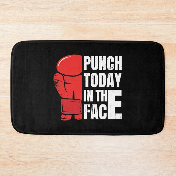 Item preview, Punch Today In The Face Funny Inspirational Unisex T-Shirt - Gift for Testing Day and all Entrepreneurs and Goal-Setters - Motivation for mental and physical illness recovery designed and sold by Vikingstorm.