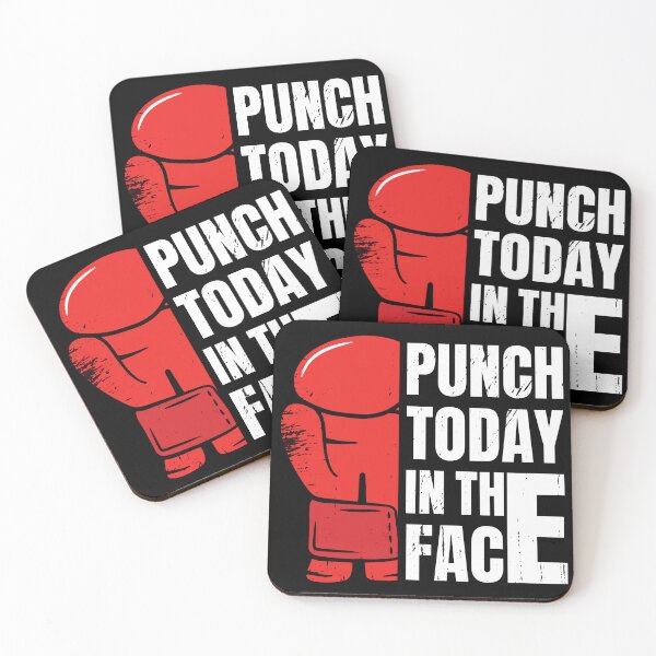 Item preview, Punch Today In The Face Funny Inspirational Unisex T-Shirt - Gift for Testing Day and all Entrepreneurs and Goal-Setters - Motivation for mental and physical illness recovery designed and sold by Vikingstorm.