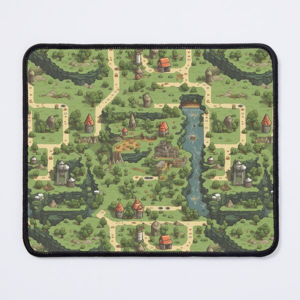 Item preview, Retro JRPG Cartography designed and sold by natthaaekf.