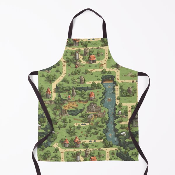 Item preview, Retro JRPG Cartography designed and sold by natthaaekf.