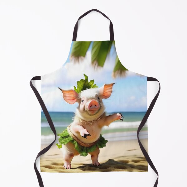 Item preview, Hula Piggy designed and sold by wickedcartoons.