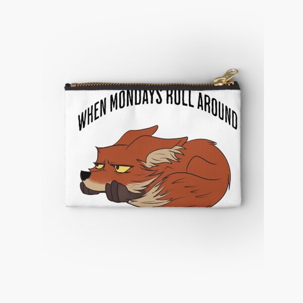 Item preview, Grumpy Fox, Mondays designed and sold by CaffinatedFox.