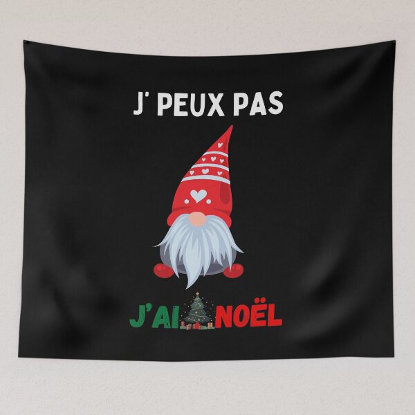 Aperçu de l'œuvre J Peux Pas J'ai Noël créée et vendue par Grafixfun.