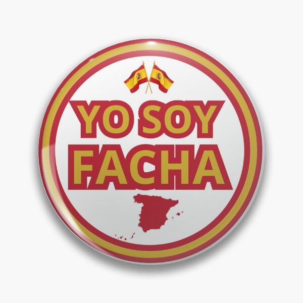 Item preview, I am Facha, white background. Flag and Map of Spain designed and sold by altohero.