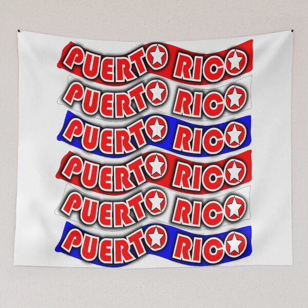 Item preview, Puerto Rico wavy letters designed and sold by Verle-art.