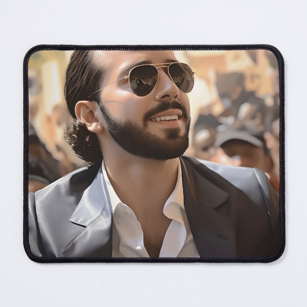 Item preview, Nayib Bukele, President of El Salvador, Celebrates with the People designed and sold by inkArtistryfine.