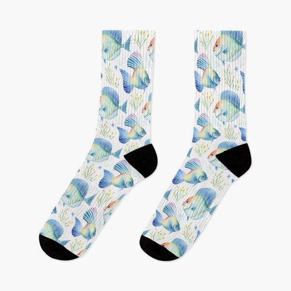 Item preview, Angelic Delights: Dive into the World of Cute Angelfish designed and sold by qoodesignstudio.