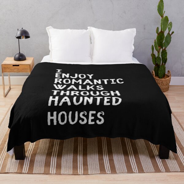 Item preview, I enjoy romantic walks through haunted Houses designed and sold by Vicky021.