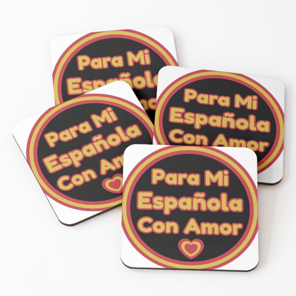 Item preview, For my Spanish With love. Dark background designed and sold by altohero.