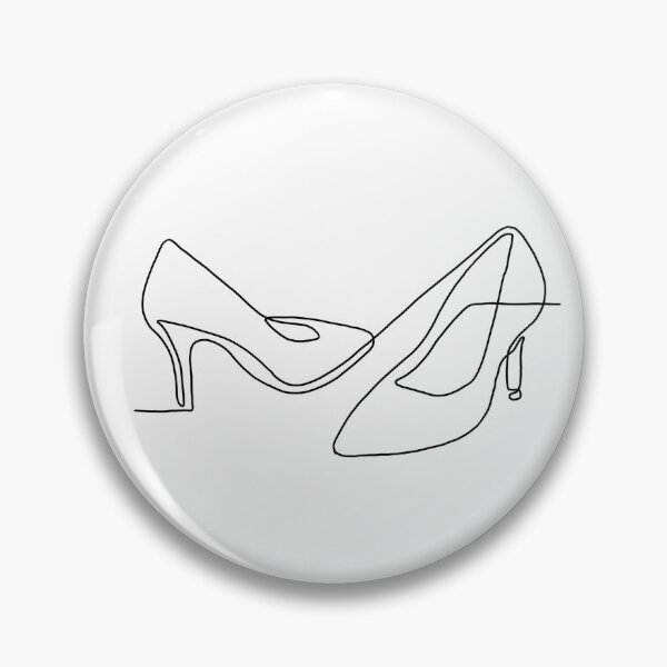 Artikelvorschau, High-Heel-Linienkunst wunderschön entworfen und verkauft von adesignworld.