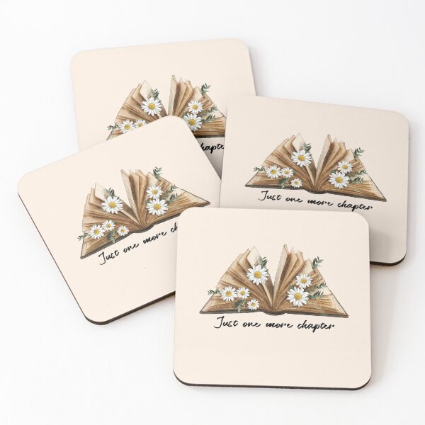 Item preview, Just one more chapter book aesthetic designed and sold by stripedcarpet.
