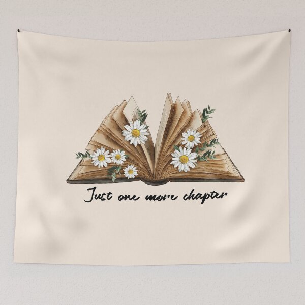 Item preview, Just one more chapter book aesthetic designed and sold by stripedcarpet.